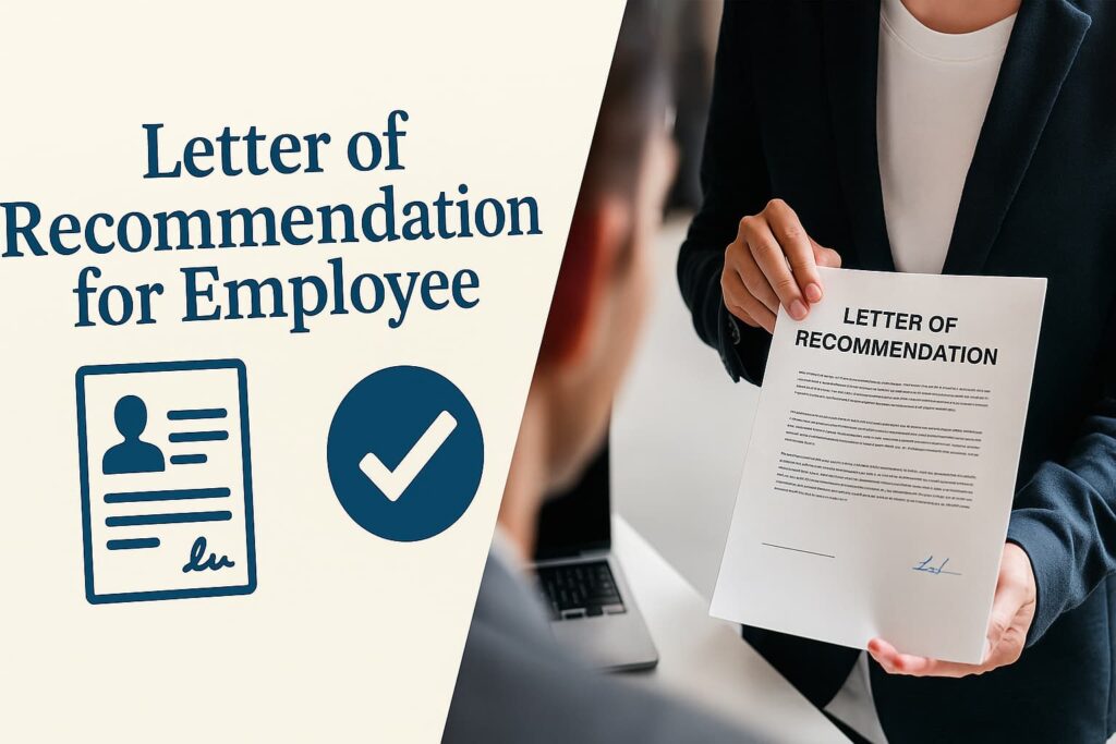 Letter of Recommendation for Employees – Templates Guide