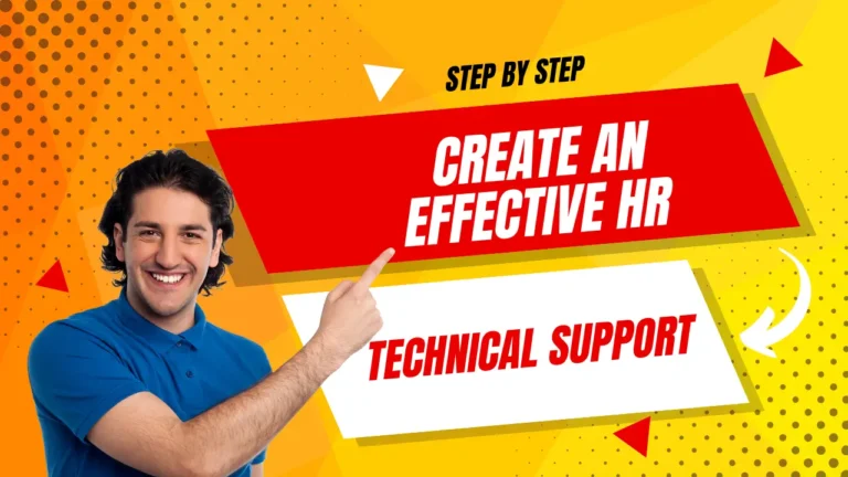 How to create An Effective HR Technical Support